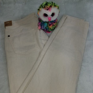 Madewell Womens Slim BoyJean Off White Size 24 NWT